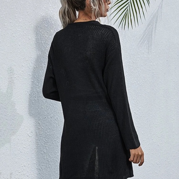 Drop Shoulder Pocket Front Cardigan - Picture 7 of 7